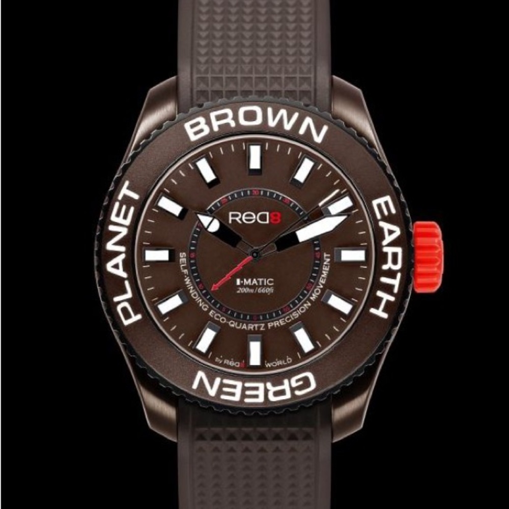 Lightly worn RED8 watch is a Swiss contemporary timepiece